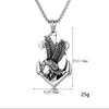 Necklace Laoying Retro Anchor Men's Pendant