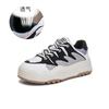 Foam sole leather board shoes women's 2026 spring flat-bottomed bread shoes casual shoes little white shoes women's platform women's shoes