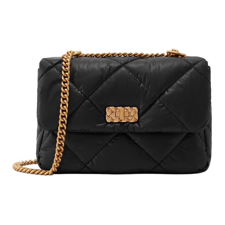 

New CHARLES&KEITH Artificial Leather Crossbody Bag Large Size Women s Black CK2-20270770 29.5*14.0*21.1CM