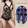 Body in Pizzo Tentazione Amore Libero Senza Fondo - Lingerie Erotica Trasparente Seducente