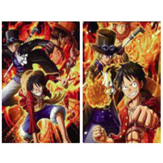One Piece 3D Anime Farbverlauf Lentikular Stereoskopisches Gemälde