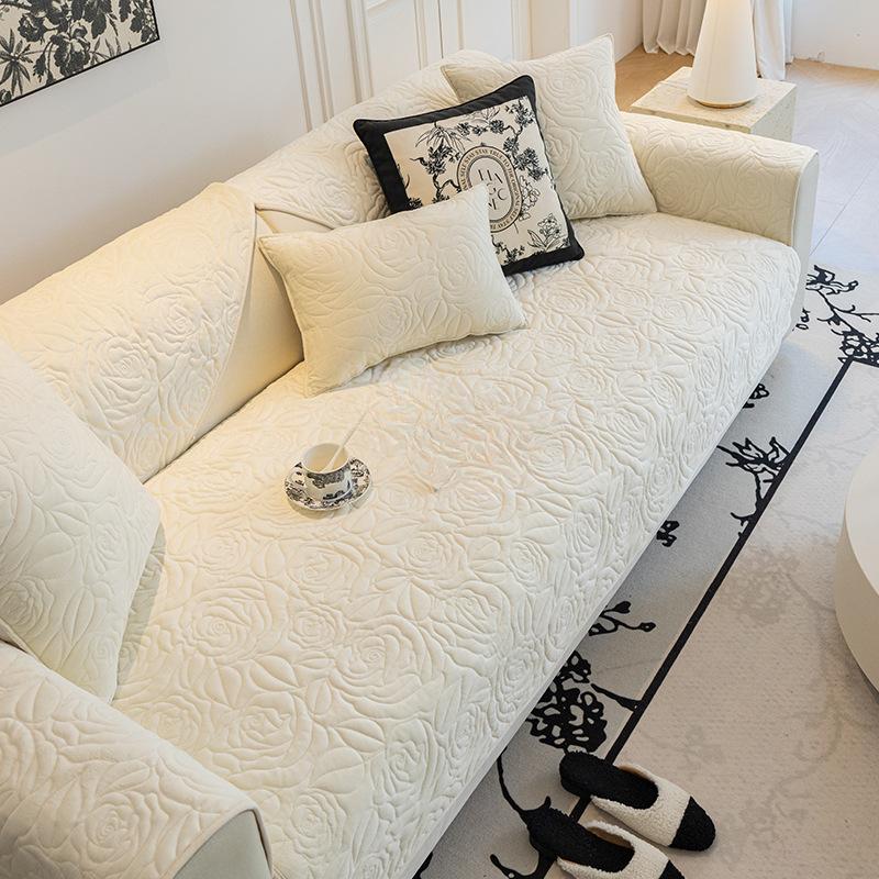 Sofa Cushion Four Seasons Universal Sofa Cushion Crystal Velvet Non-Slip Sofa Cover Cover Towel
