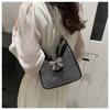 2024 New Fashion Korean Style Casual Bag With Water Drill Butterfly Bow Street Trend Shoulder Bag For Women