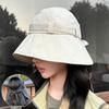 Foldable Bucket Hat Thin Sun Hat Stylish Summer Cap  Women
