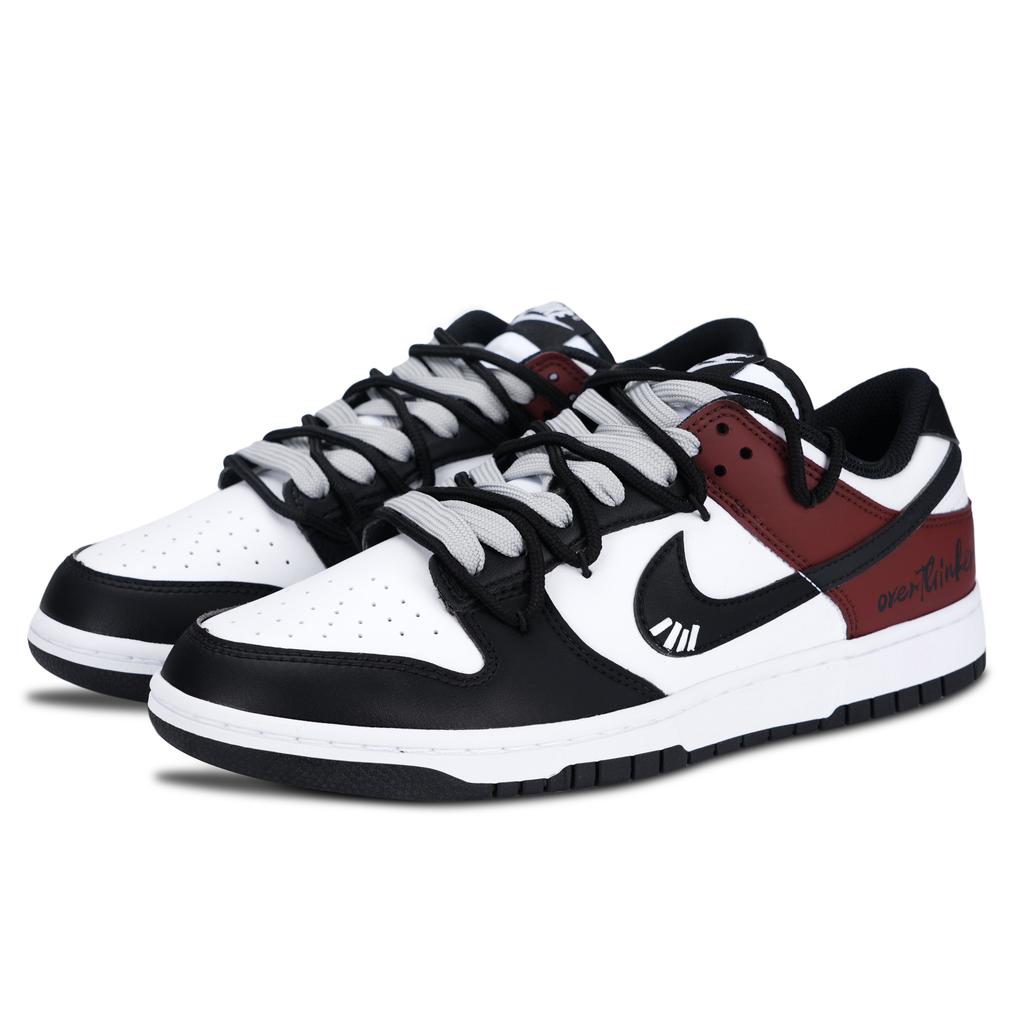 Nike Dunk Skateboard Shoes Unisex Low top White/Black HF5441-100(Team883-)