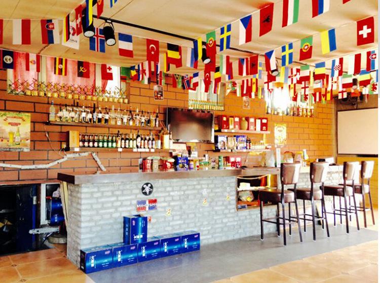 ZXZ World Bunting Flag 14*21cm 20*30cm 100 200PCS Football Soccer National Flag World Country Flags Bunting Small World Flags