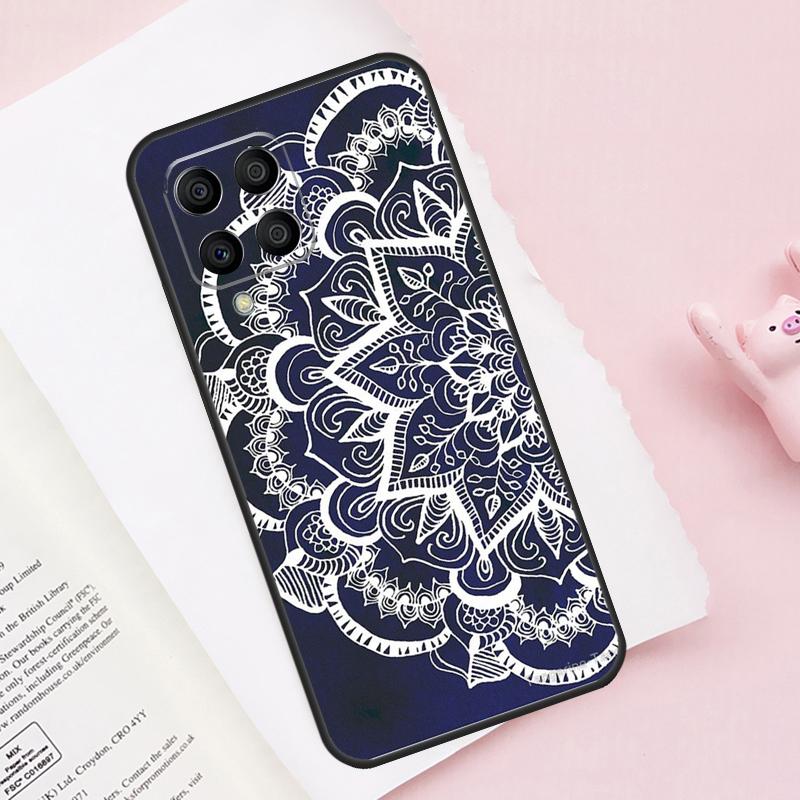 Trippy Tie Dye Floral Mandala Case For Samsung Galaxy M52 M32 M12 M13 M53 M51 M31 M11 M14 M34 M54 M16 M36 M56 M15 M35 M55
