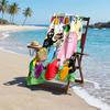 Barbapapa Fashion Beach Towel: Ideal for Summer Adventures Soft, absorbent and quick drying suitable for swimming and bathing