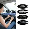 AAANF1 Car Steering Wheel Center Cover Sticker Decal For Kuga Fiesta ST Line Focus Mustang Escape Ranger MK3 Mondeo MK2 Transit