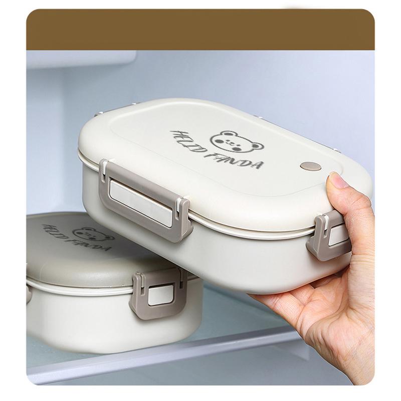 Brotdose 800ml Tragbare Kunststoff Bento Box Schule Schüler Kind Lebensmittelbehälter