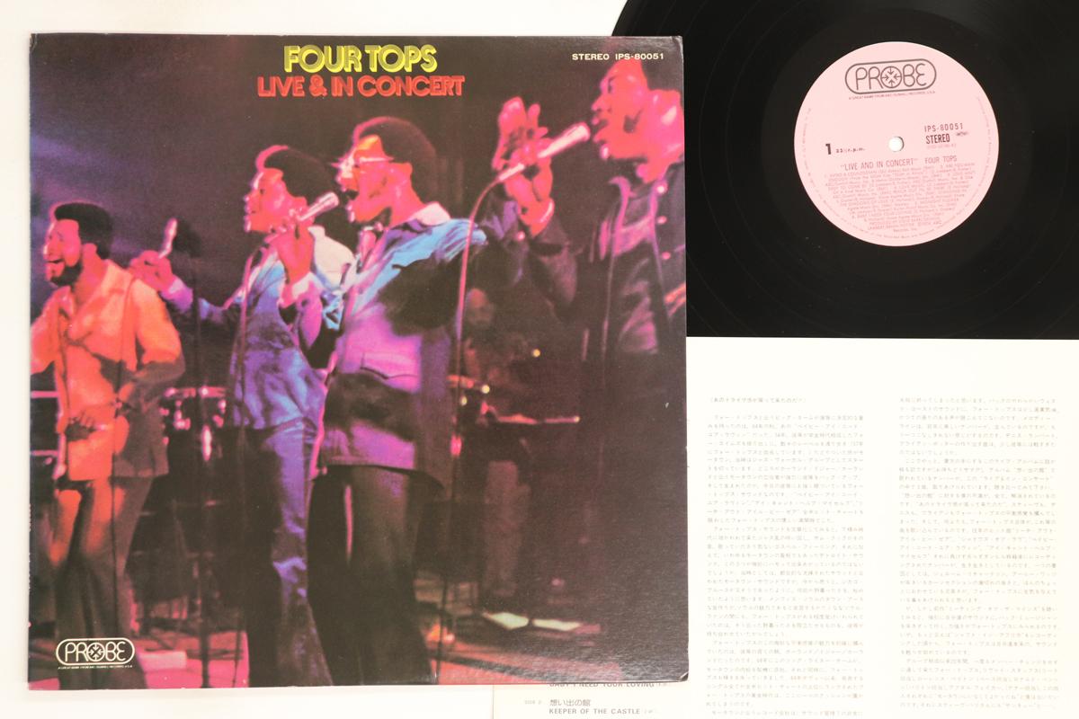 

LP Record FOUR TOPS - Live & In Concert IPS80051 PROBE 1974 Japan Soul/Funk Used