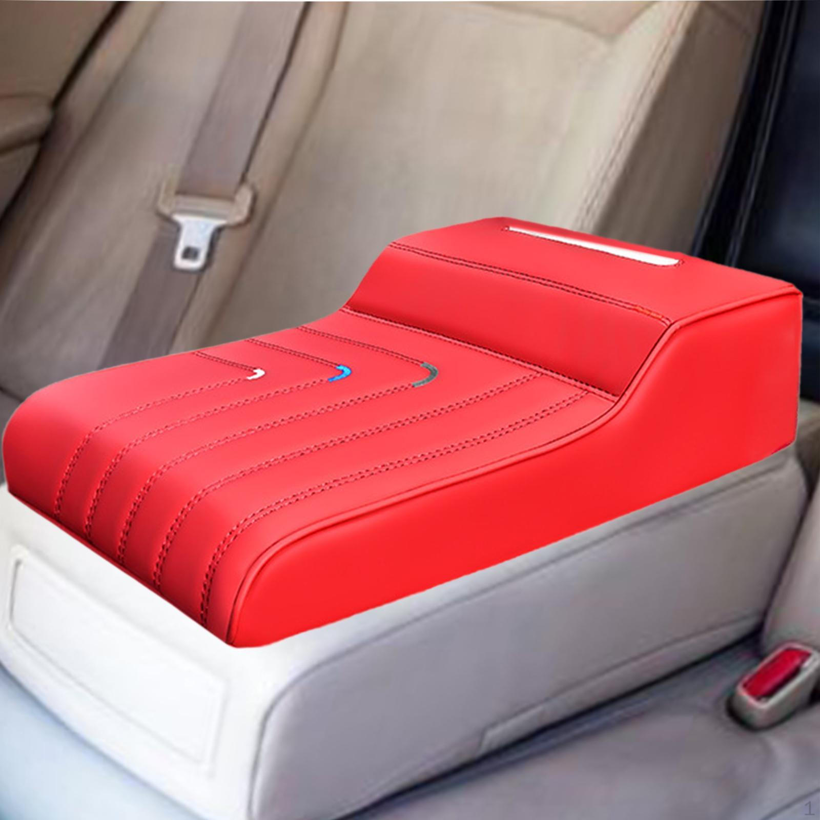 

Car Armrest Cover Center Console Waterproof Box Pad Elbow Support Mat for Auto червоний