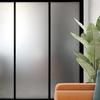 Window Film Frosted Glass Window Privacy Film No Glue Bathroom Window Privacy Film Static Cling Non-Adhesive Sun Blocking Heat