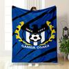 Gamba Osaka Logo Design printed Flannel blanket for bedroom, living room, sofa, and nap