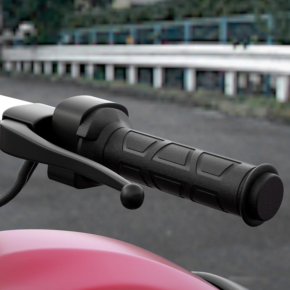12V Motorcycle Heated Hand Grips Sleeve Non-slip Waterproof Third Gear Temperature Regulation Handlebar Moto Modification