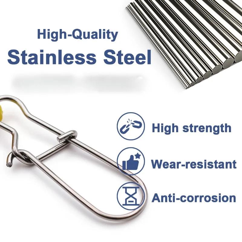 25Pcs Fishing Lure Connector Plastic Head Heavy Duty Fishing Lure Sinker Slide Finder Slider Duo Lock Snaps Fishing Accessories