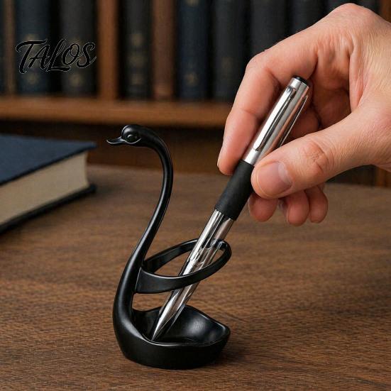 Environmentally Friendly Pen Cup 3D Printed Swan Holder, Decorative Desk Organizer, Aesthetic Storage Office Organizer Container, Minimalist