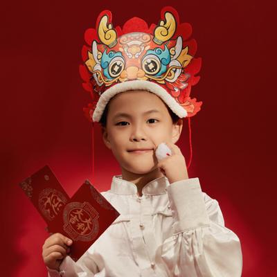 Dragon Head Hat Material Kit Non-woven Fabric Chinese New Year Spring