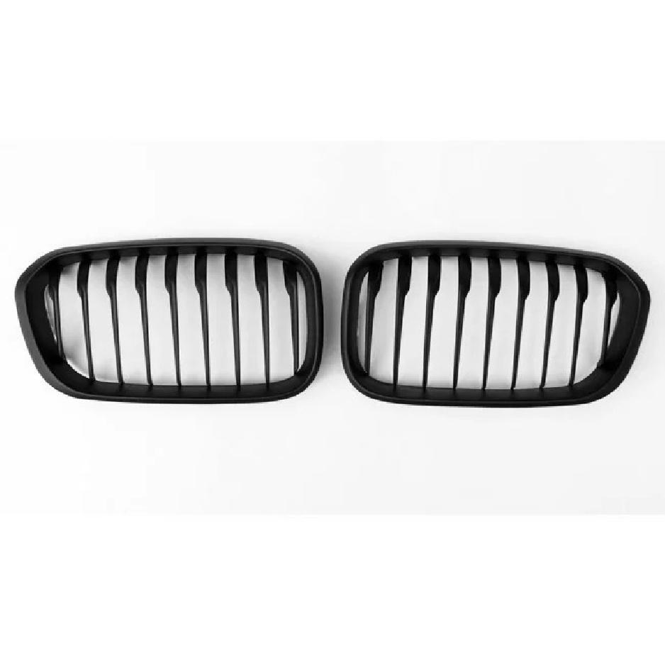 

Replacement Front Radiator Grille Hood ABS 1 Slat For BMW 1 Series F20 F21 2015-2017 Car Styling Front Bumper Racing Grills S-Matte Black