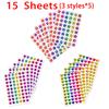 Kids Reward Sticker Stars Flowers Hearts Dots Sparkly Holographic Stickers Behavior Chart School Student Supplies Diy Decoration