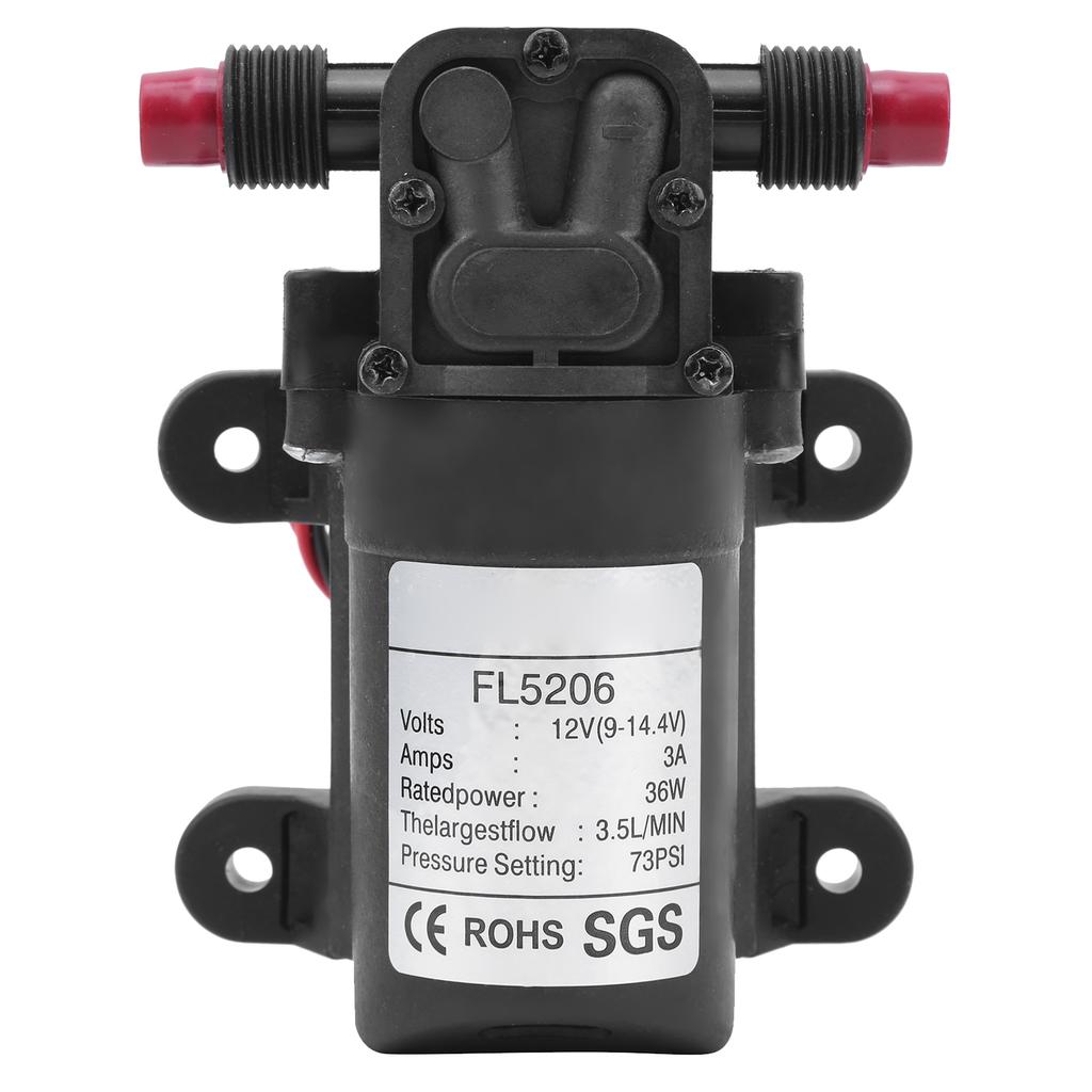 Membranpumpe Mikro DC Elektrisch 73PSI 3.5LMIN G12in 12V36W Hydraulische Ausrüstung
