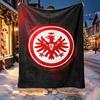 Eintracht Frankfurt Pattern Blanket for Home Decoration, Bed, Sofa, Car Travel, Camping, Suitable for All Seasons, Birthday Christmas Gift