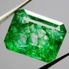 Natural Green Emerald Loose Gemstone 7.58 ct Emerald Cut Colombian for Jewelry Making and Crafts