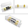 WMYCONGCONG Car ANL Fuse Holder with 100A ANL Fuse 0/2/4 Gauge for Automotive Motorcycle Car Audio Amplifier, Gold Plated (100A)