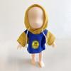 Sweat à capuche style bavoir de basket-ball, 10 cm, Jaune x Bleu, Peluche, Kigurumi, Accessoire, Otaku, Poupée, Mascotte, Kpopdoll, Costume [Occasion]