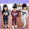 Weiches und atmungsaktives Kleinkind-Kinder-Baby-Mädchen-Outfit mit Sweatshirt und Hose