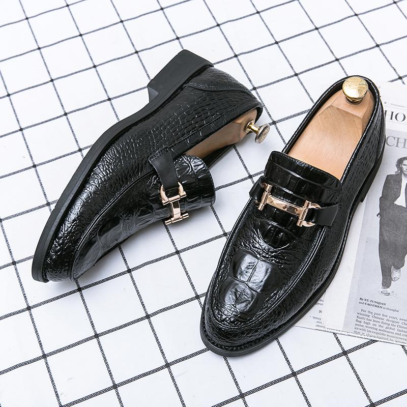 Zapatos de Cuero Marrones Hechos a Mano Mocasines de Suela Gruesa de Alta Calidad para Hombre Slip-on Cómodos Zapatos Casuales de Suela Blanda Zapatos de Moda para Hombre