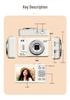 8MP CCD HD Digital Camera for Students & Kids, 64MP Photo, Home Video Camcorder