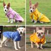 Impermeabile per Cani con Cappuccio   Riflettente   Impermeabile Giacca Antipioggia per Cani Piccoli Medi Grandi
