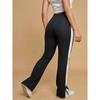 High-waisted, Slim-Fit, Wide-Leg Pants High Waist Slim-Fit Contrast Colors Wide-Leg Pants