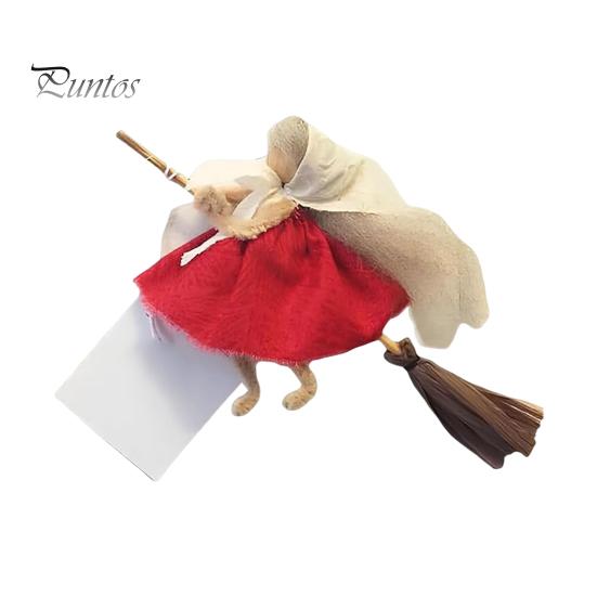 

Кукла-ведьма на холодильник, магнит ручной работы, метла на удачу, ведьма, домашний офис, кухня, холодильник, шкафчик, магнитное украшение красный