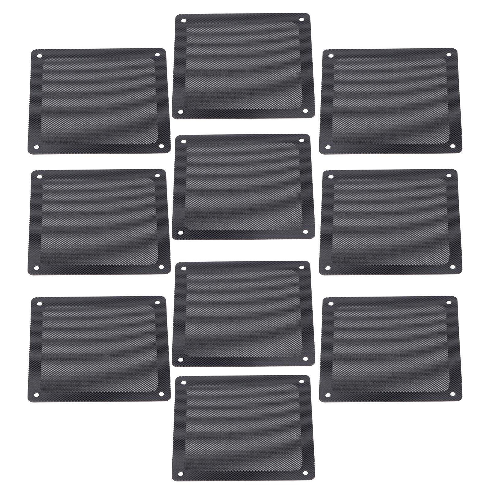 

10 шт. 12 см Пылевой фильтр для ПК, винтовое крепление, ПВХ, крышки-решетки для компьютерного корпуса, с магнитной рамкой