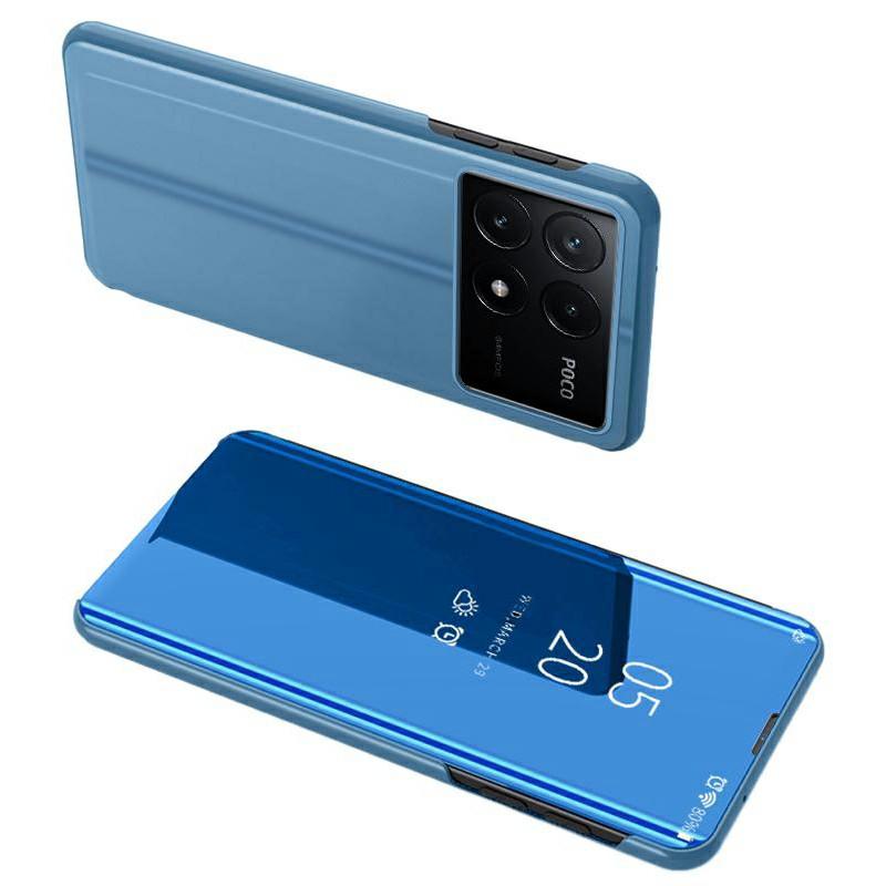 For Xiaomi Poco X6 Pro 5G/Redmi K70E 5G Case View Window Phone Cover with Stand Design