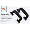 Portable Plastic Luggage Handle Grip Replacements for Suitcase Carrying Handles Accessories