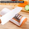 Electric Knife Sharpener Automatic Adjustable USB Charging Multi-functional 4 Gear Quick Sharpening Scissor Grinder for Kitchen
