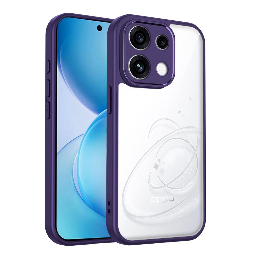 KEYSION Transparent Phone Case for OPPO Reno16 Pro 5G Soft Silicone+PC HD Clear Shockproof Phone Back Cover for OPPO Reno16 F 5G