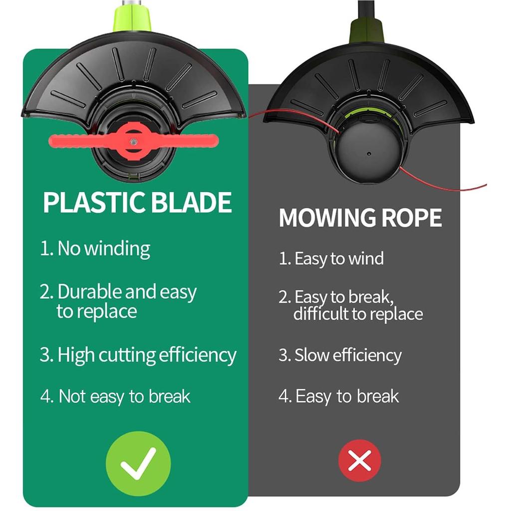 Straight Trimmers Head Replacement Mower Plastic Cutter