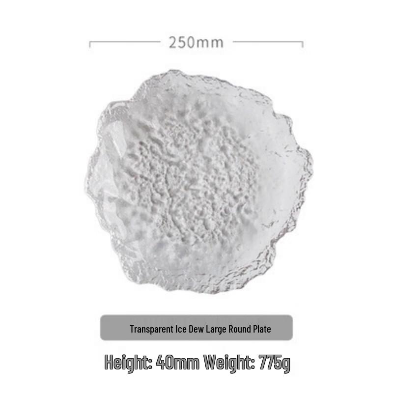 

Jude Irregular Glass Fruit & Dessert Plate