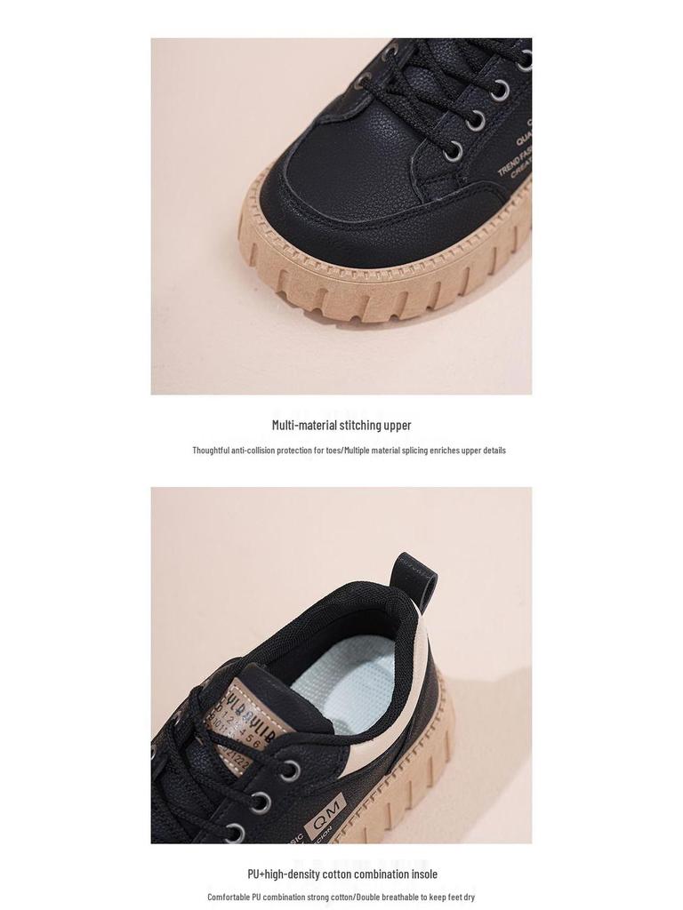 Spring 2025 Women's Trendy Dad Shoes: Versatile, Thick-Soled, Height-Increasing Casual Sneakers