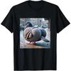 100 Level Gyatt Gen Z Meme Pigeon T-Shirt Funny Brainrot Pigeon Womens Clothing Graphic Kawaii Aesthetic Harajuku Fashion Y2K
