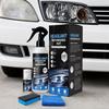 Headlight Restoration Spray, 180ml Ceramic Coating for Yellowed Headlights, UV Protection Cleaner Polish for Car Front Lenses