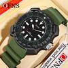 OFNS Luminous Waterproof Quartz Watch - Fashionable Men's and Women's Simple Design with Japanese Movement.