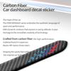 AAACH1 For BMW X3 G45 G48 2025- Carbon Fiber Instrument Trim Strip Dashboard Panel Decor Sticker Car Interior Tuning Accessories