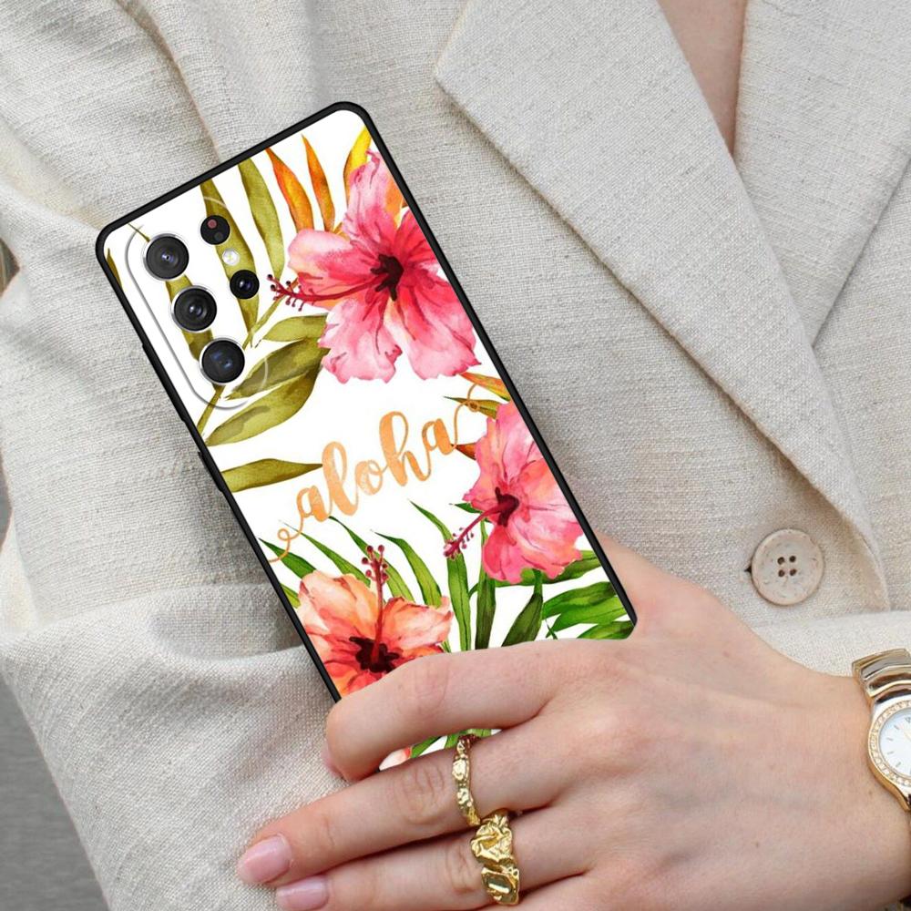 Hawaii Aloha Cell Phone Case for Samsung Galaxy S26 Ultra S25 S24 S23 S22 S21 S20 Note10 Cover
