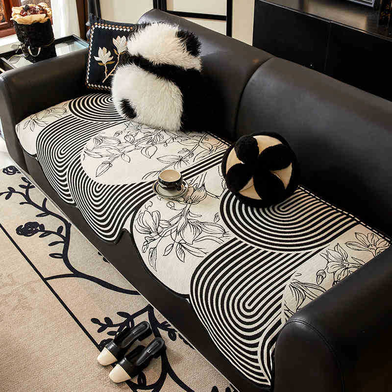 Creative And Fashionable Sofa Cushion  New Four-Season Light Luxury High-End Seat Cushion Non-Slip Sofa Cover Cover Cloth Towel