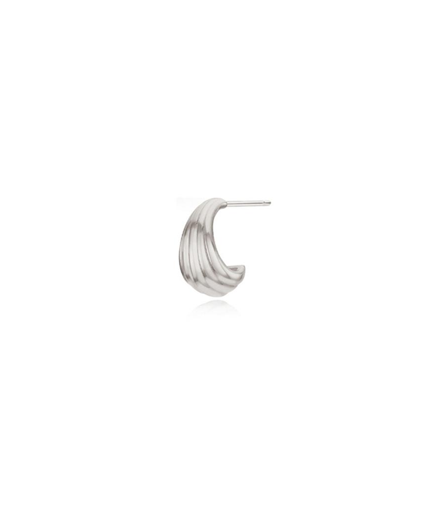 Stonehenge Silver Shell Earrings Sc25B06T